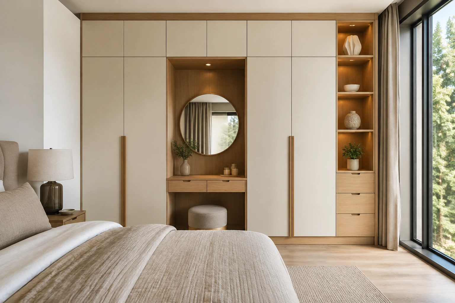 walk-in closet space