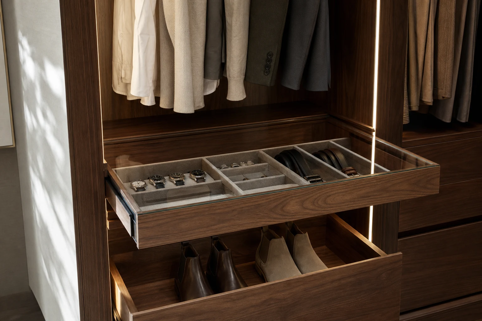 walk-in closet space